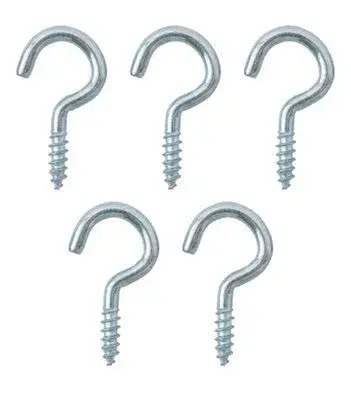 UNION Cup Hook ZP 38mm (Pk 4) RX75045