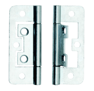 UNION Flush Hinge 63mm (x2) ZP DX40563