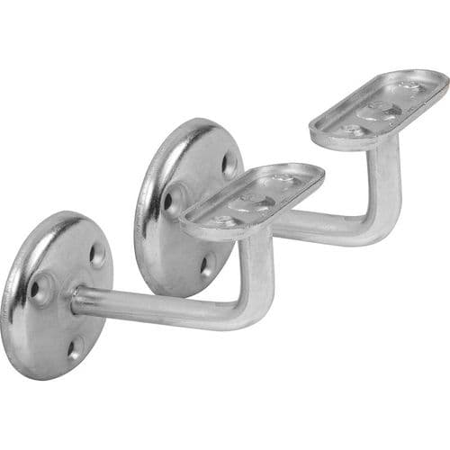 UNION Hand Rail Bracket 63mm (x2) BZP DP006214