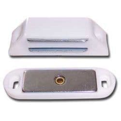UNION Heavy Duty Magnetic Catch White (x2) DX40020