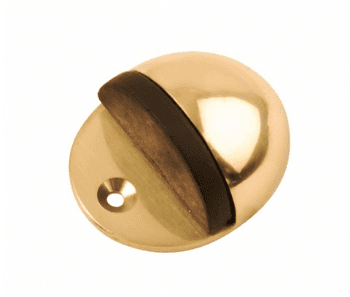 UNION Oval Door Stop 44x51mm PB DP005306