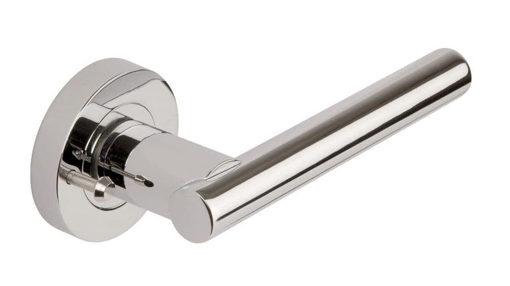 UNION Sultan Lever Door Handle On Round Rose Passage Set PCP DH003690         