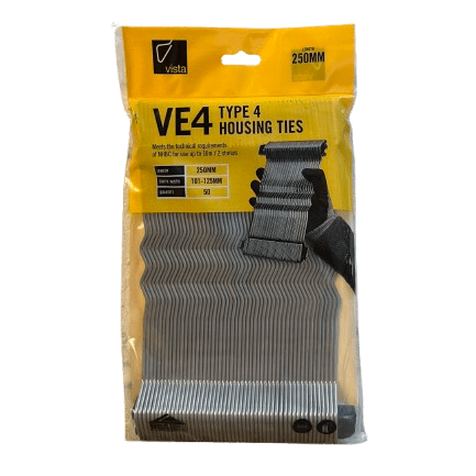VISTA 250mm Type 4 Light Duty Housing Wall Tie (Bag 50) VE4-250-50BAG