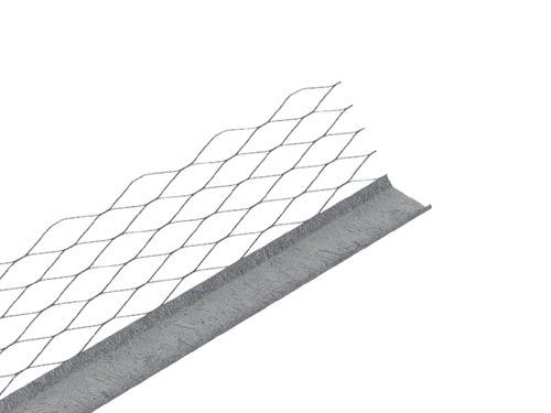 VISTA Galvanised External Render Stop (Bell) Bead 3.0m GERS30