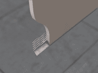 VISTA Stainless Steel External Render Stop (Bell) Bead  3.0m SERS30