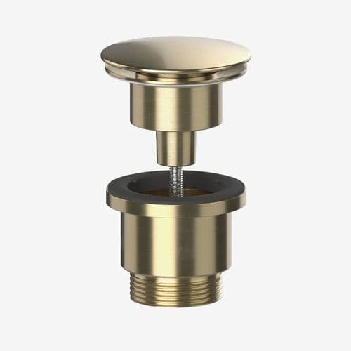 VIVA Round Universal Basin Waste Brushed Brass BWUNI/BB
