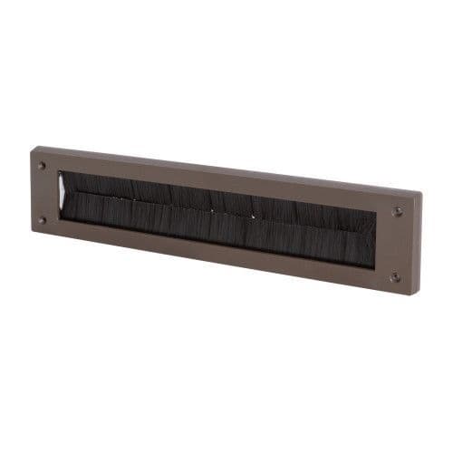 WARMSEAL 43x275mm Brown Letterbox Draught Excluder G60301