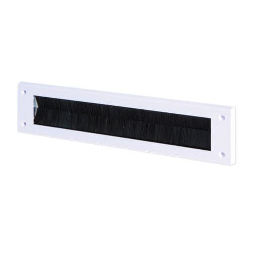 WARMSEAL 43x275mm White Letterbox Draught Excluder G60201