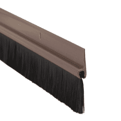WARMSEAL 92cm Brown Threshold Strip Brush Screw Fix G13301