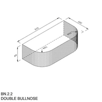 WIENERBERGER BN2.2 Double Bullnose Engineering  Brick Red
