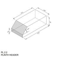 WIENERBERGER PL2 2 Plinth Header Engineering Brick 23mm Blue