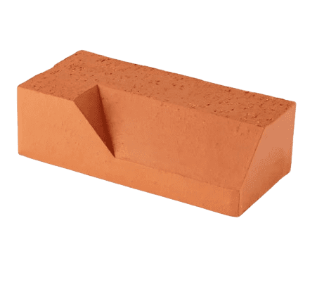 WIENERBERGER PL4.2R Internal Return Plinth Brick 23mm R/Hand Red
