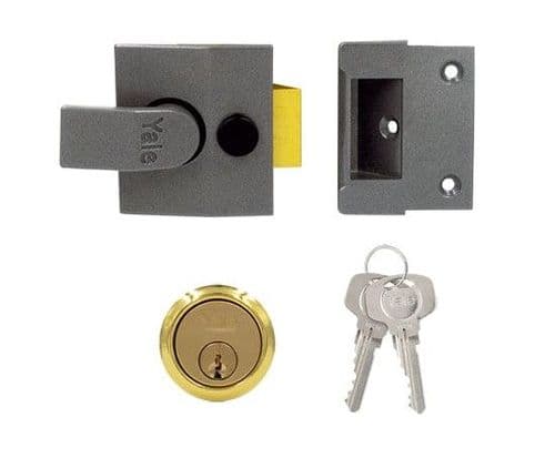 YALE P85 Security Nightlatch P-85-DMG-PB-40