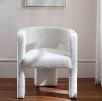 ✨ New Arrival – White Bouclé Arm Chair ✨