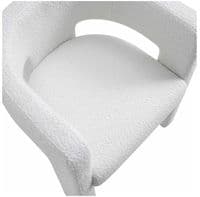 ✨ New Arrival – White Bouclé Arm Chair ✨