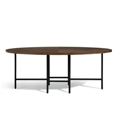 Apex Wooden Oval Coffee Table