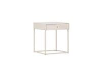 Bakal Bedside Table 43x50 Beige Side Table