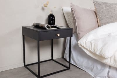 Bakal - Bedside Table - Black