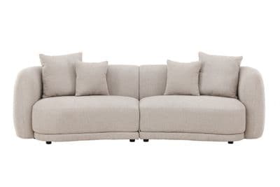Cielo 3-Seat Sofa - Beige
