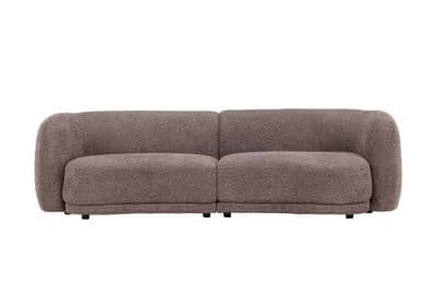 Cielo 3-Seat Sofa - Brown