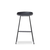 Set of 2 ORSON Minimalist Black Bar Stools