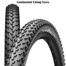 2 X CONTINENTAL CROSS KING III 27.5 X 2.3 MTB TYRES
