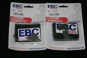 2 X PAIR PACK EBC CFA667 SRAM RED / S SERIES / RIVAL / ETAP / HYDRO  DISC BRAKE PADS - RRP £29.90
