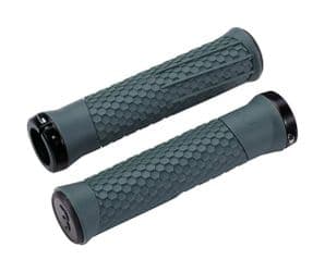 BBB PYTHON LOCK ON HANDLEBAR GRIPS - MOSS GREEN WITH BLACK LOCKRINGS