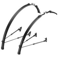 FLINGER RACE PRO CLIP ON FULL ROAD MUDGUARDS (700C WHEEL FITTING) - RRP £64.95