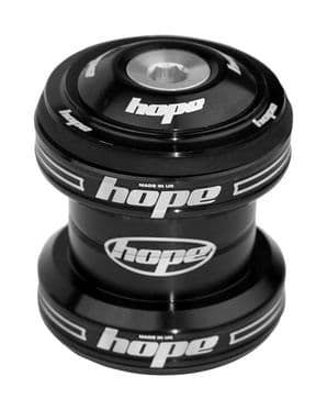 HOPE TECH TRADITIONAL 1 1/8" AHEADSET - CNC MACHINED - BLACK - RANGE OF COLOURS