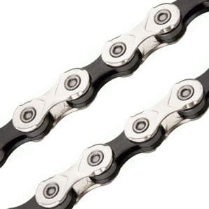 KMC X10 SILVER & BLACK 10 SPEED BIKE CHAIN - INC JOINING LINK - RRP £29.95