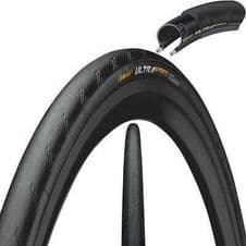 PAIR CONTINENTAL ULTRA SPORT PURE-GRIP 700C TYRES (25MM/28MM/32MM) RRP £49.98