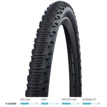 PAIR SCHWALBE CX COMP K-GUARD CX / GRAVEL BIKE TYRES - RANGE OF WIDTHS