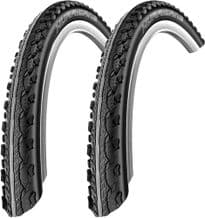 PAIR SCHWALBE HURRICANE REFLEX 700 X 40MM GRAVEL / CX TYRES