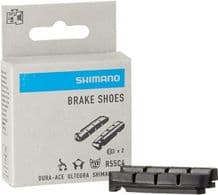 PAIR SHIMANO R55C4 RIM BRAKE PADS - DURA-ACE / ULTEGRA / 105 FITTING