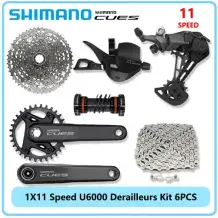 SHIMANO CUES  U6000 1 X 11 SPEED GROUPSET (INC OR EXC BRAKES) - RRP FROM £389.95