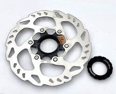 SHIMANO RT70 (SLX/105 ) ICE-TECH DISC BRAKE ROTORS 140MM OR 160MM INC LOCKRING - RRP £29.95-£34.95