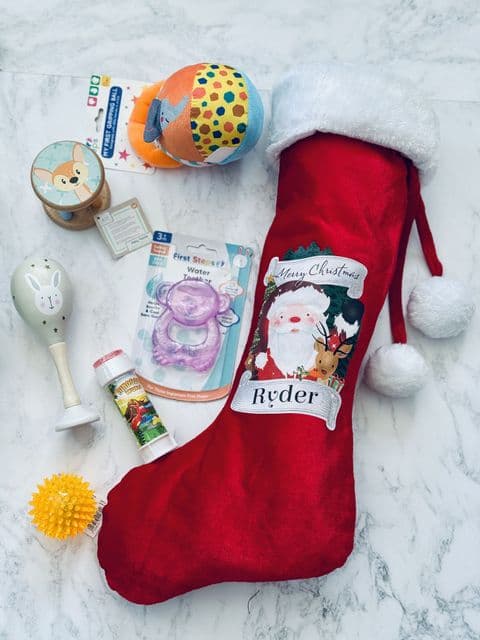 0-6 Month Filled Christmas Stocking