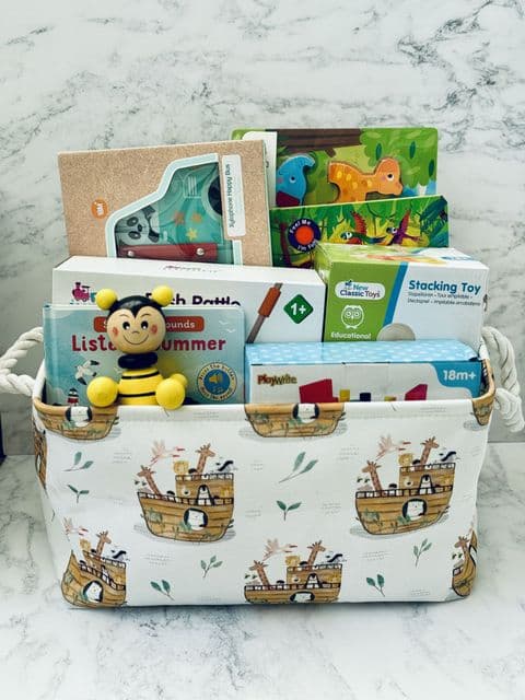 1 Year Old Wooden Children's Toy Hamper