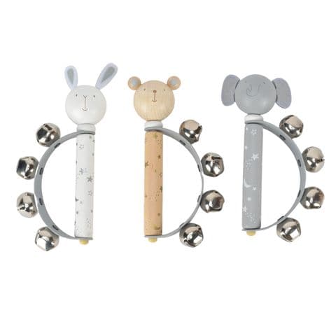 Animal Wooden Hand Bells