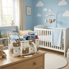 Baby Boy Nappy Caddy Gift | Hampers by Lauren