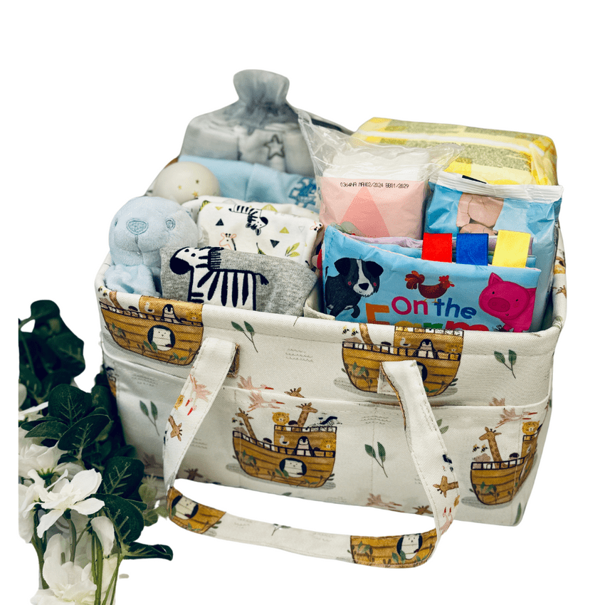 Baby Boy Nappy Caddy Gift | Hampers by Lauren