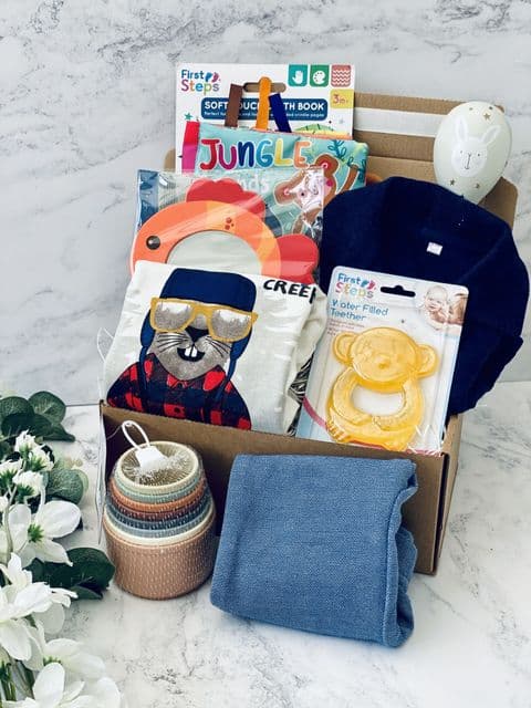 Baby First Christmas Gift Box - Boys 3-6 Month Large