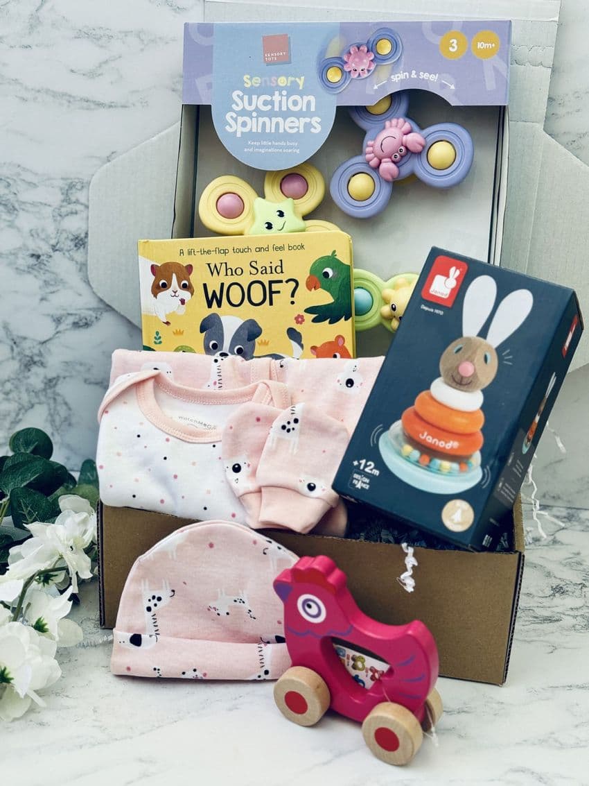 Baby First Christmas Gift Box - Girls 6-12 Month Large| Hampers by Lauren