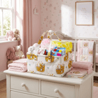 Baby Girl Nappy Caddy Gift | Hampers by Lauren