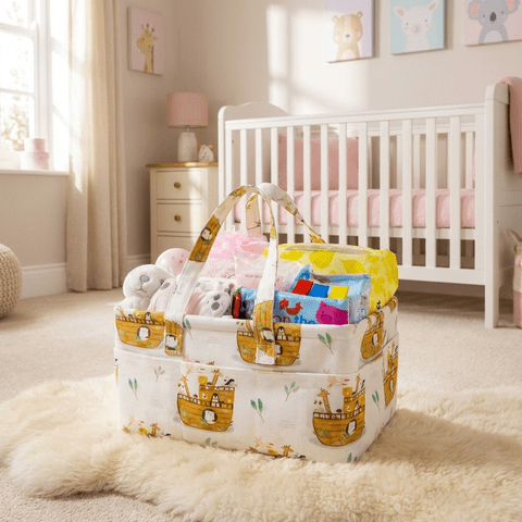 Baby Girl Nappy Caddy Gift