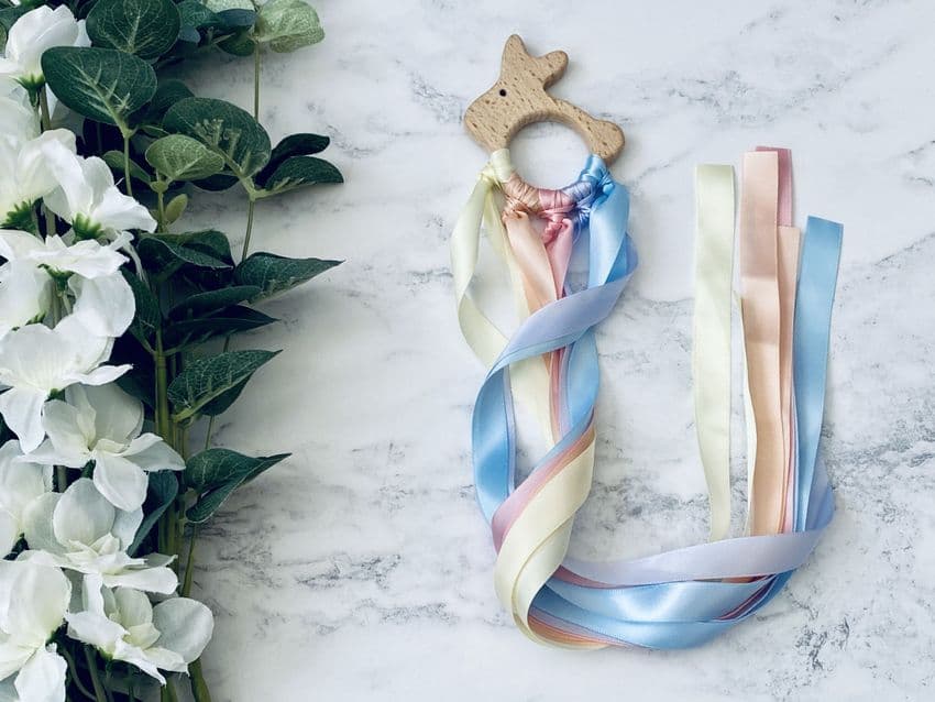 Baby's 1st Easter Bunny Sensory Ribbon | Hampers by Lauren