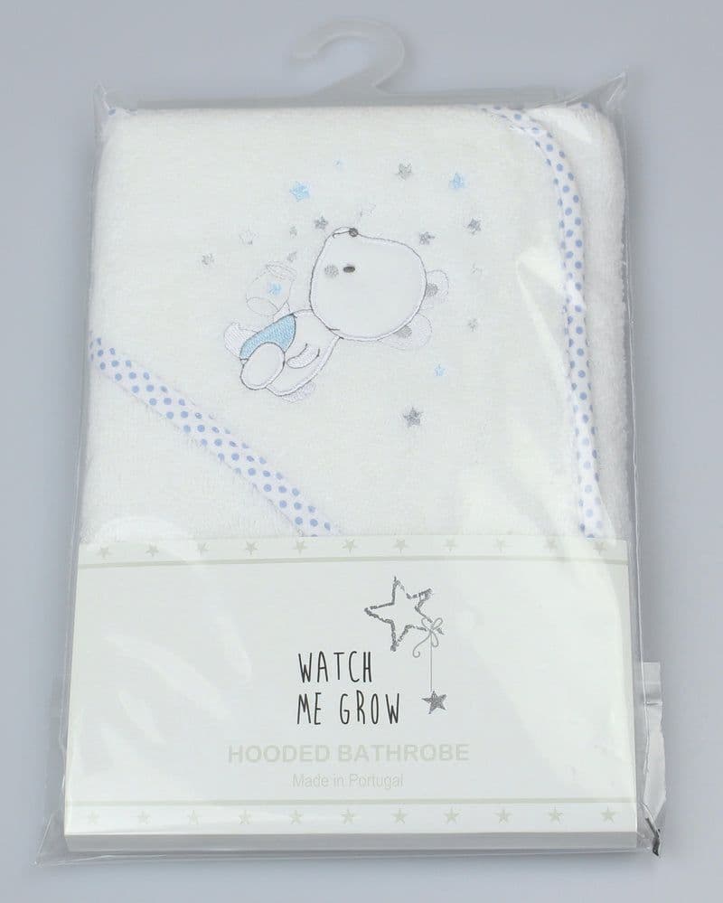 Blue Bear Hooded Baby Towel 100% Cotton | Hampers by Lauren