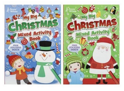 Christmas Activity Colouring & Sticker Book