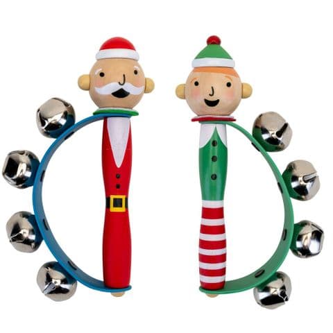 Christmas Wooden Jingle Bells